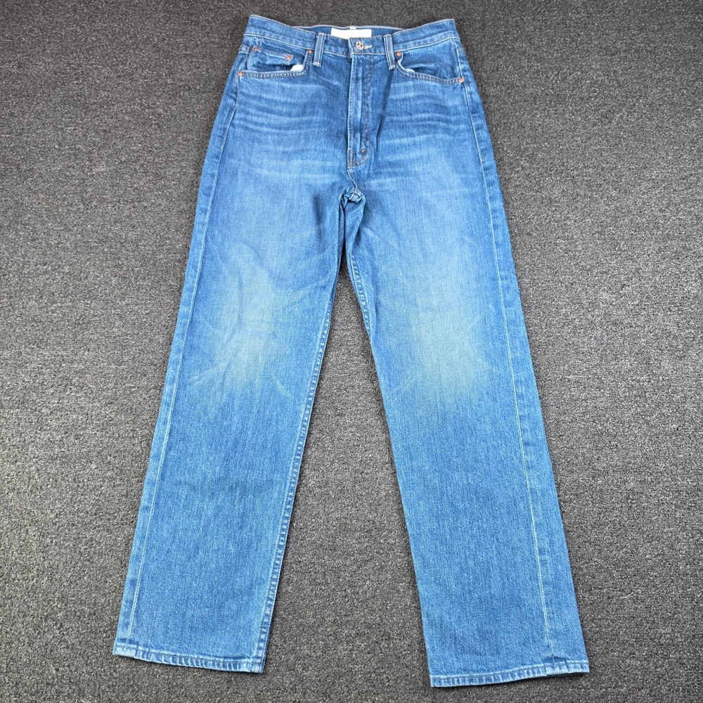 Mother Superior High Waisted Study Hover Jeans Blue Womens 27 Perfect Drug Pants